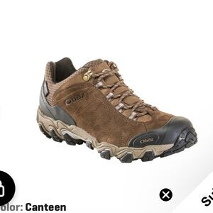 Oboz Men's Low B dry WP Brown Athletic Shoes